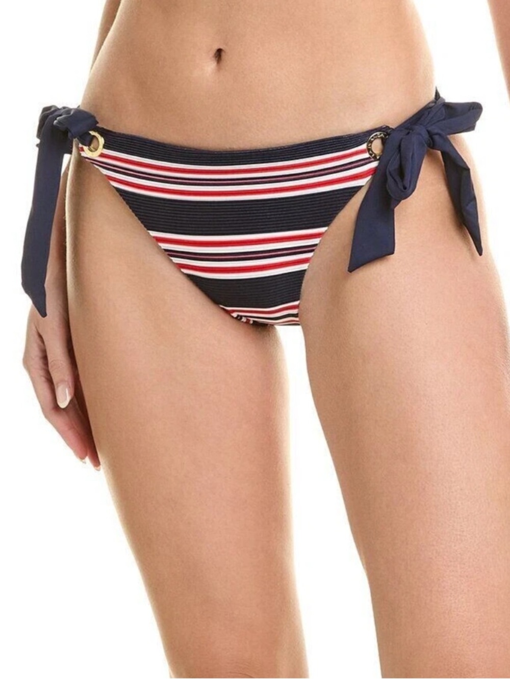 LA BLANCA Sailor Soft Tie Hipster swim bikini Bottom style LB32C94 size 12 NWT